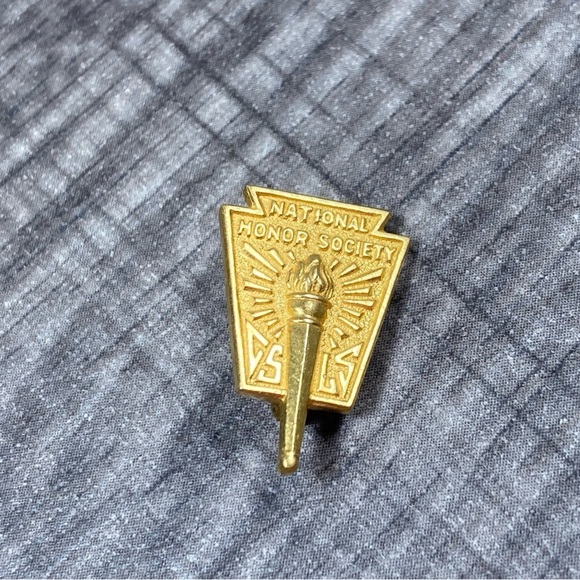 Vintage Gold Filled National Honor Society Lapel Pin - Picture 2 of 9